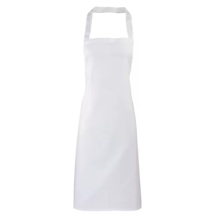 utt_pr102wh-u Premier PR102 100% ORGANIC COTTON BIB APRON U