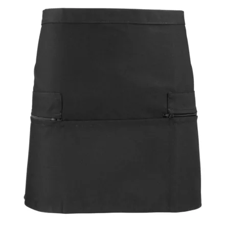 utt_pr105bl-u Premier PR105 ZIP POCKET WAIST APRON U