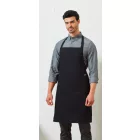 utt_pr112bl-u Premier PR112 COTTON BIB APRON. FAIRTRADE & ORGANIC CERTIFIED U