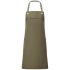 utt_pr121ol-cs-u Premier PR121 ‘BARLEY’ CONTRAST STITCH SUSTAINABLE BIB APRON U