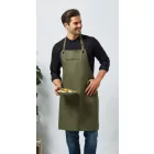 utt_pr121ol-cs-u Premier PR121 ‘BARLEY’ CONTRAST STITCH SUSTAINABLE BIB APRON U