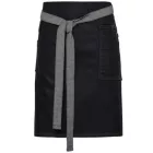 utt_pr135bld-u Premier PR135 'DIVISION' WAXED LOOK DENIM WAIST APRON U
