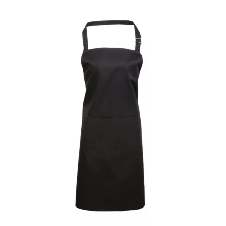 utt_pr154bl-u Premier PR154 'COLOURS COLLECTION’ BIB APRON WITH POCKET U