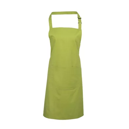 utt_pr154li-u Premier PR154 'COLOURS COLLECTION’ BIB APRON WITH POCKET U