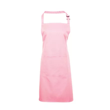 utt_pr154pi-u  Premier PR154 'COLOURS COLLECTION’ BIB APRON WITH POCKET U
