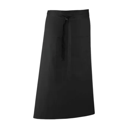 utt_pr158bl-u Premier PR158 'COLOURS COLLECTION’ BAR APRON WITH POCKET U
