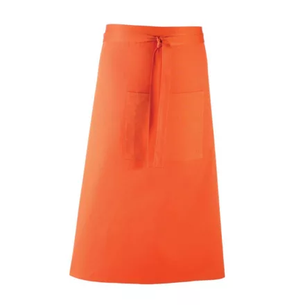 utt_pr158or-u Premier PR158 'COLOURS COLLECTION’ BAR APRON WITH POCKET U