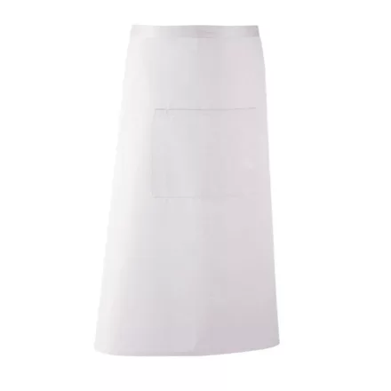 utt_pr158wh-u Premier PR158 'COLOURS COLLECTION’ BAR APRON WITH POCKET U