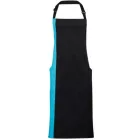 utt_pr162bl-tu-u Premier PR162 'COLOURS COLLECTION’ CONTRAST BIB APRON U
