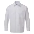 utt_pr200wh-s-m Premier PR200 MEN'S LONG SLEEVE POPLIN SHIRT S/M