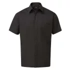 utt_pr202bl-m Premier PR202 MEN'S SHORT SLEEVE POPLIN SHIRT M