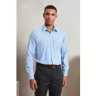 utt_pr220nv-wh-xl Premier PR220 MEN'S LONG SLEEVE GINGHAM COTTON MICROCHECK SHIRT XL