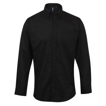 utt_pr234bl-s Premier PR234 MEN’S LONG SLEEVE SIGNATURE OXFORD SHIRT S