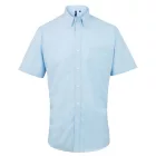 utt_pr236lb-l-xl Premier PR236 MEN’S SHORT SLEEVE SIGNATURE OXFORD SHIRT L/XL