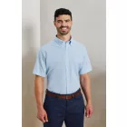 utt_pr236wh-m Premier PR236 MEN’S SHORT SLEEVE SIGNATURE OXFORD SHIRT M