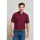 utt_pr250ste-bl-3xl Premier PR250 'MULLIGAN' CHECK - MEN'S LONG SLEEVE COTTON SHIRT 3XL