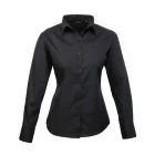 utt_pr300bl-xs Premier PR300 WOMEN'S LONG SLEEVE POPLIN BLOUSE XS