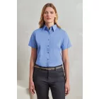 utt_pr302wh-xxs Premier PR302 WOMEN'S SHORT SLEEVE POPLIN BLOUSE XXS