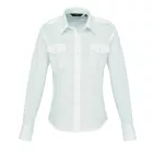 utt_pr310wh-xl Premier PR310 WOMEN'S LONG SLEEVE PILOT SHIRT XL