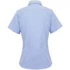 utt_pr321lb-wh-2xl Premier PR321 WOMEN'S SHORT SLEEVE GINGHAM MICROCHECK SHIRT 2XL