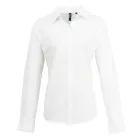 utt_pr334wh-s Premier PR334 WOMEN'S LONG SLEEVE SIGNATURE OXFORD BLOUSE S
