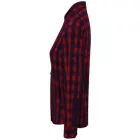 utt_pr350re-nv-xs Premier PR350 'MULLIGAN' CHECK - WOMEN'S LONG SLEEVE COTTON SHIRT XS