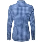 utt_pr352nv-wh-xs Premier PR352 'MAXTON' CHECK WOMEN'S LONG SLEEVE SHIRT XS