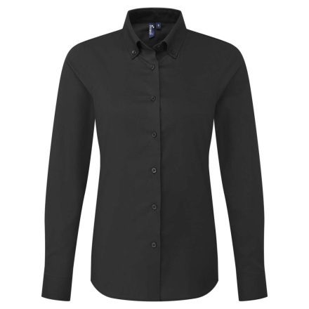 utt_pr384bl-2xl  Premier PR384 SUPREME’ OXFORD WOMEN’S LONG SLEEVE SHIRT 2XL