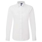 utt_pr384wh-s  Premier PR384 SUPREME’ OXFORD WOMEN’S LONG SLEEVE SHIRT S