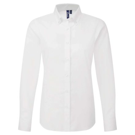 utt_pr384wh-s  Premier PR384 SUPREME’ OXFORD WOMEN’S LONG SLEEVE SHIRT S