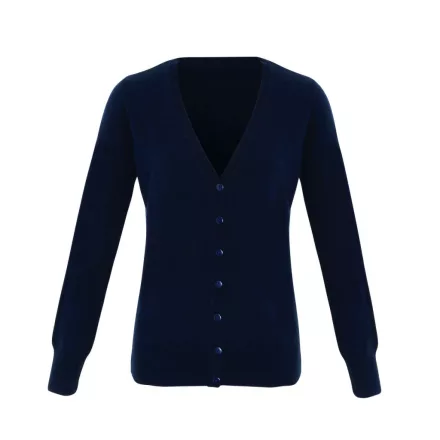 utt_pr402nv-l Premier PR402 'ESSENTIAL' ACRYLIC WOMEN'S CARDIGAN L