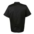utt_pr656bl-m Premier PR656 SHORT SLEEVE CHEF'S JACKET M