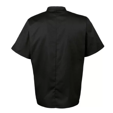 utt_pr656bl-m Premier PR656 SHORT SLEEVE CHEF'S JACKET M