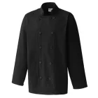 utt_pr657bl-s Premier PR657 LONG SLEEVE CHEF’S JACKET S
