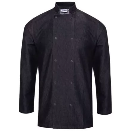 utt_pr660bld-s Premier PR660 CHEF'S DENIM JACKET S