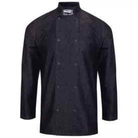 utt_pr660bld-xs Premier PR660 CHEF'S DENIM JACKET XS