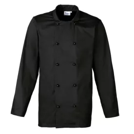   utt_pr661bl-xs Premier PR661 ‘CUISINE' LONG SLEEVE CHEF’S JACKET XS