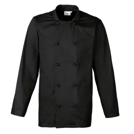 utt_pr661bl-xs Premier PR661 ‘CUISINE' LONG SLEEVE CHEF’S JACKET XS