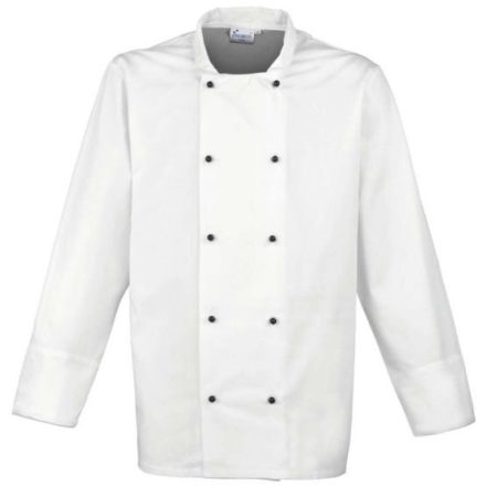 utt_pr661wh-s Premier PR661 ‘CUISINE' LONG SLEEVE CHEF’S JACKET S