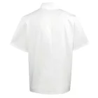 utt_pr664wh-s Premier PR664 CHEF'S SHORT SLEEVE STUD JACKET S