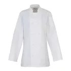utt_pr671wh-xs Premier PR671 WOMEN'S LONG SLEEVE CHEF'S JACKET XS