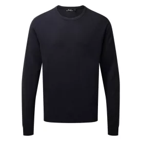   utt_pr692nv-m Premier PR692 MEN'S CREW NECK COTTON RICH KNITTED SWEATER M