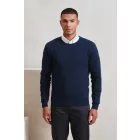 utt_pr692nv-m Premier PR692 MEN'S CREW NECK COTTON RICH KNITTED SWEATER M