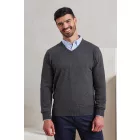 utt_pr694bl-4xl Premier PR694 MEN'S KNITTED V-NECK SWEATER 4XL