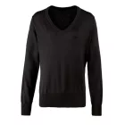 utt_pr696bl-3xl Premier PR696 WOMEN'S KNITTED V-NECK SWEATER 3XL