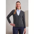 utt_pr697bl-3xl Premier PR697 WOMEN'S BUTTON-THROUGH KNITTED CARDIGAN 3XL