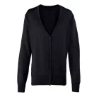 utt_pr697bl-m Premier PR697 WOMEN'S BUTTON-THROUGH KNITTED CARDIGAN M