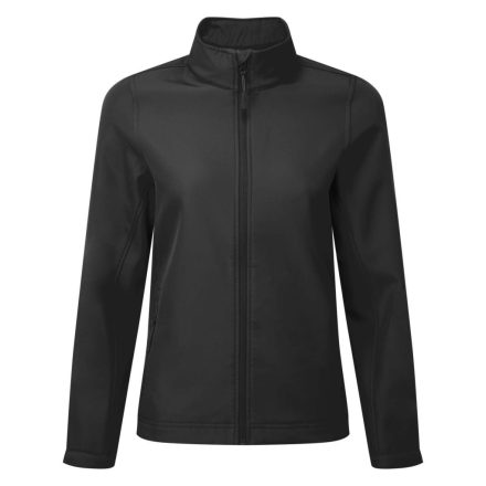 utt_pr812bl-l Premier PR812 WOMEN’S WINDCHECKER® PRINTABLE & RECYCLED SOFTSHELL JACKET L
