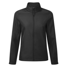   utt_pr812bl-s Premier PR812 WOMEN’S WINDCHECKER® PRINTABLE & RECYCLED SOFTSHELL JACKET S