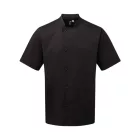 utt_pr900bl-l Premier PR900 'ESSENTIAL' SHORT SLEEVE CHEF'S JACKET L
